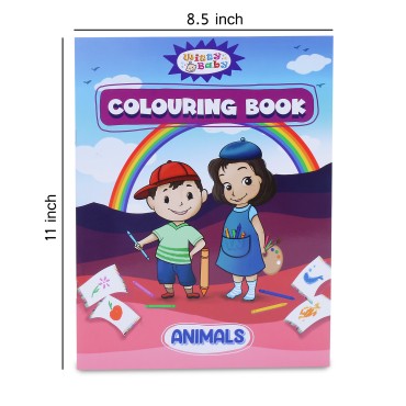 JUMBO A4 SIZE 16 Pages Each Colouring Books (Set of 8) For Kids 2 to 7 Years