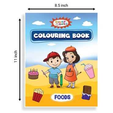 Jumbo A4 size Colouring Books For Kids 2 to 6 Years Colouring Painting Gifting 16 Pages Each (Set of 3)