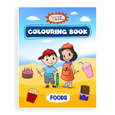 Jumbo A4 Size Colouring Books For Kids 2 to 6 Years Colouring Painting Gifting 16 Pages Each (Set of 4) 