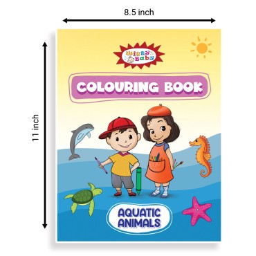 JUMBO A4 SIZE 16 Pages Each Colouring Books (Set of 8) For Kids 2 to 7 Years
