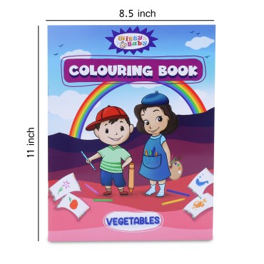 JUMBO A4 SIZE 16 Pages Each Colouring Books (Set of 6) For Kids 2 to 7 Years