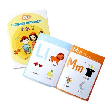 JUMBO A4 Size ABC Learning Book for Kids For Kids 2 to 6 Years  