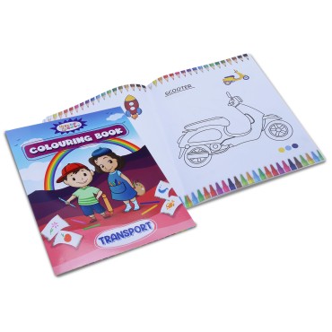 JUMBO A4 SIZE 16 Pages Each Colouring Books (Set of 3) For Kids 2 to 7 Years