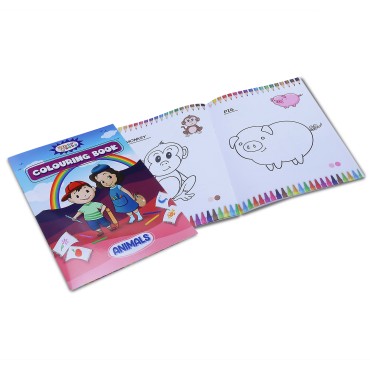 JUMBO A4 SIZE 16 Pages Each Colouring Books (Set of 3) For Kids 2 to 7 Years