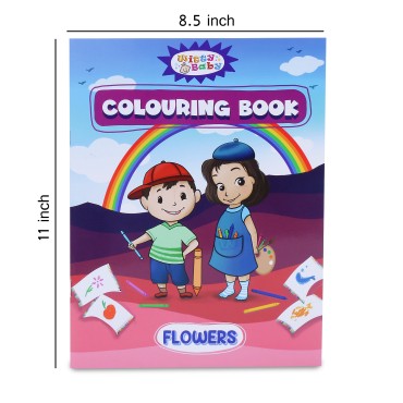 JUMBO A4 SIZE 16 Pages Each Colouring Books (Set of 6) For Kids 2 to 7 Years 