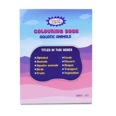JUMBO A4 Size 16 Pages Aquatic Animals Colouring Book For Kids 2 to 7 Years